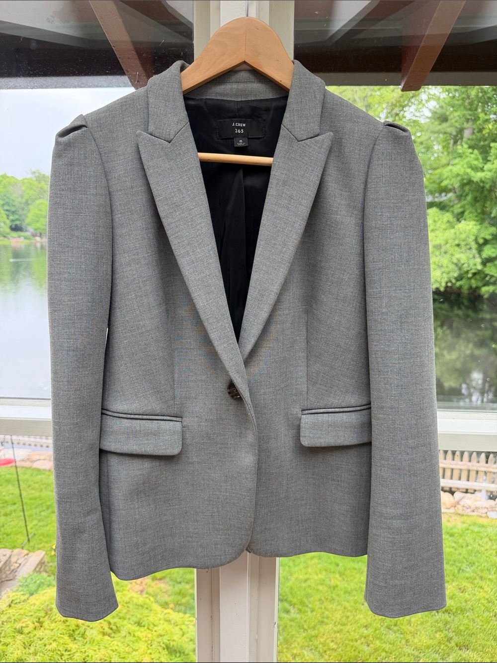 J.Crew 365 Women's Gray Tailored Blazer